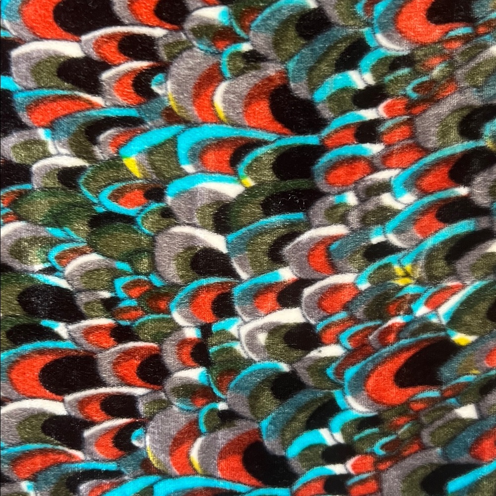 Lulu Guinness Multicolor Feather Shrug - Picture 7 of 9